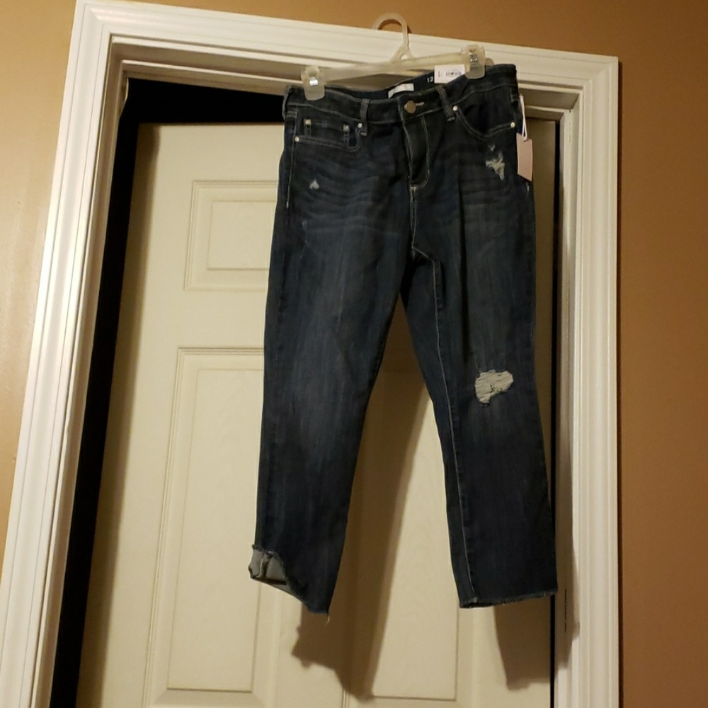 Lauren conrad mid rise skinny capris size 12